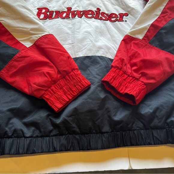 Vintage Men's  Chase Authentics Bud Racing Nascar Jacket Red/Blk/Wht Size XL - Picture 7 of 12